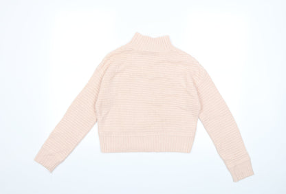 New Look Womens Pink  Knit Pullover Jumper Size 12