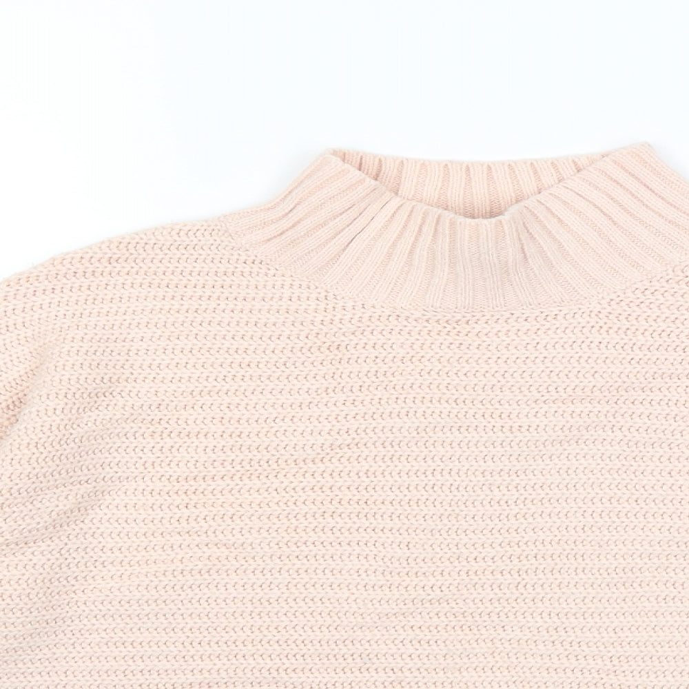 New Look Womens Pink  Knit Pullover Jumper Size 12