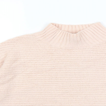 New Look Womens Pink  Knit Pullover Jumper Size 12