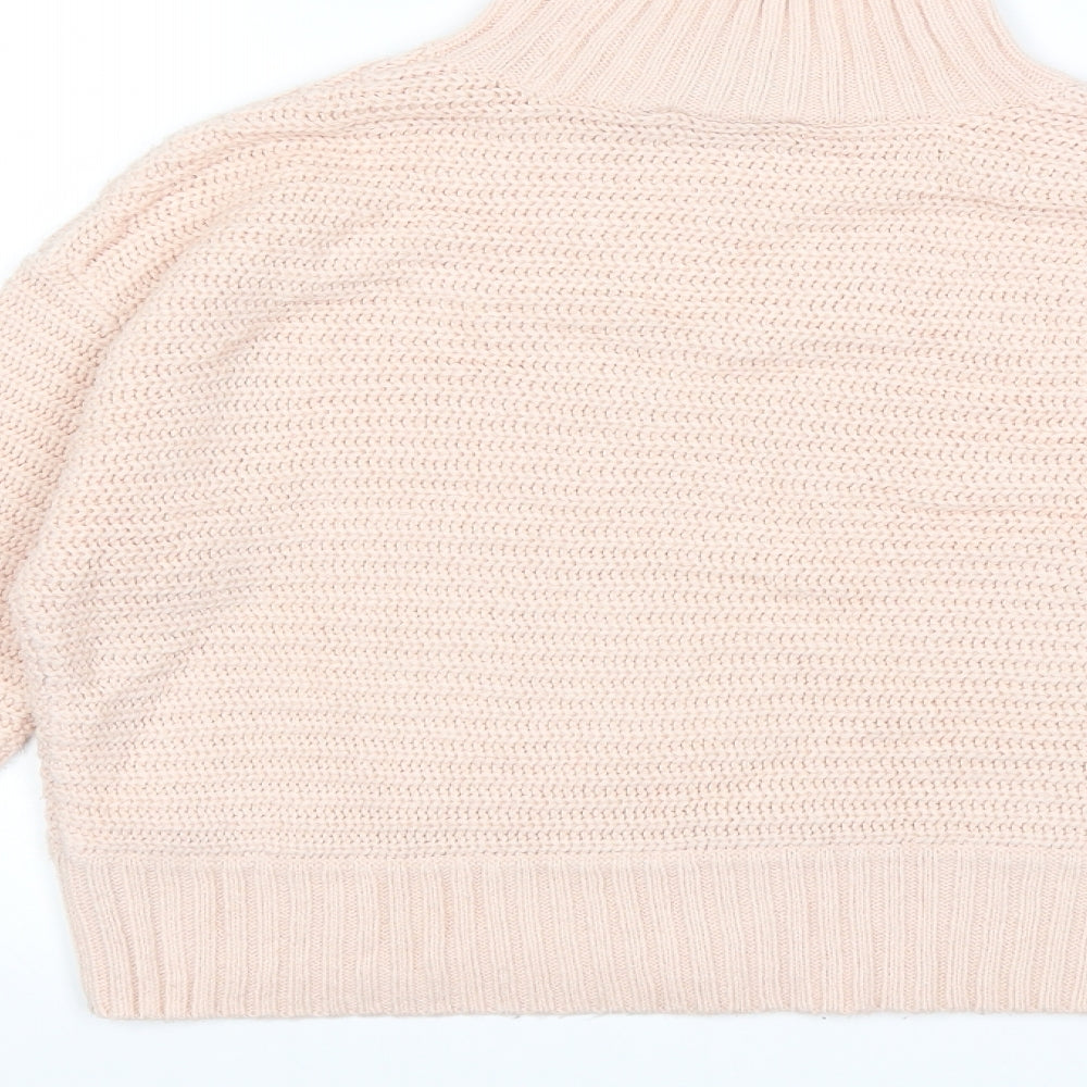 New Look Womens Pink  Knit Pullover Jumper Size 12