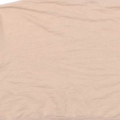 H&M Womens Beige   Pullover Sweatshirt Size M