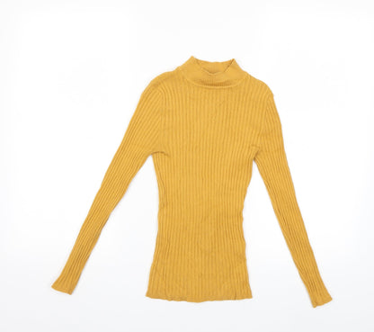 Primark Womens Yellow  Knit Pullover Jumper Size 6