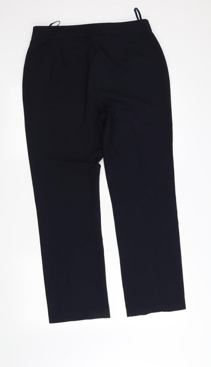 Womens UK Size 12 Bonmarche Regular Fit  Blue Trousers
