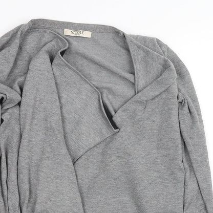 nicle Womens Grey   Cardigan Jumper Size M