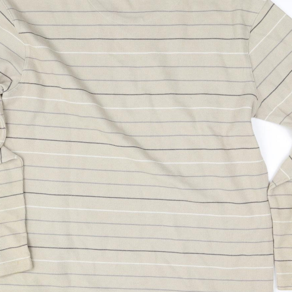 Mens UK Size S Marks and Spencer Beige Pullover Sweatshirt