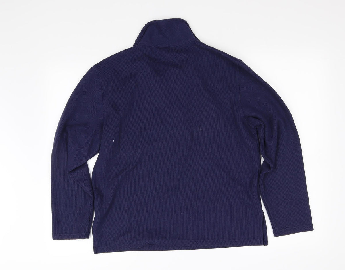 Papaya Womens Blue   Pullover Sweatshirt Size S