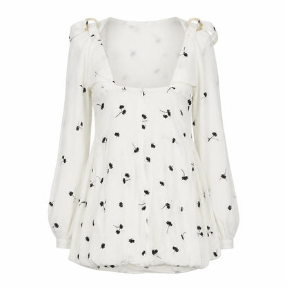 Dot & X Womens White   Fit & Flare  Size 8