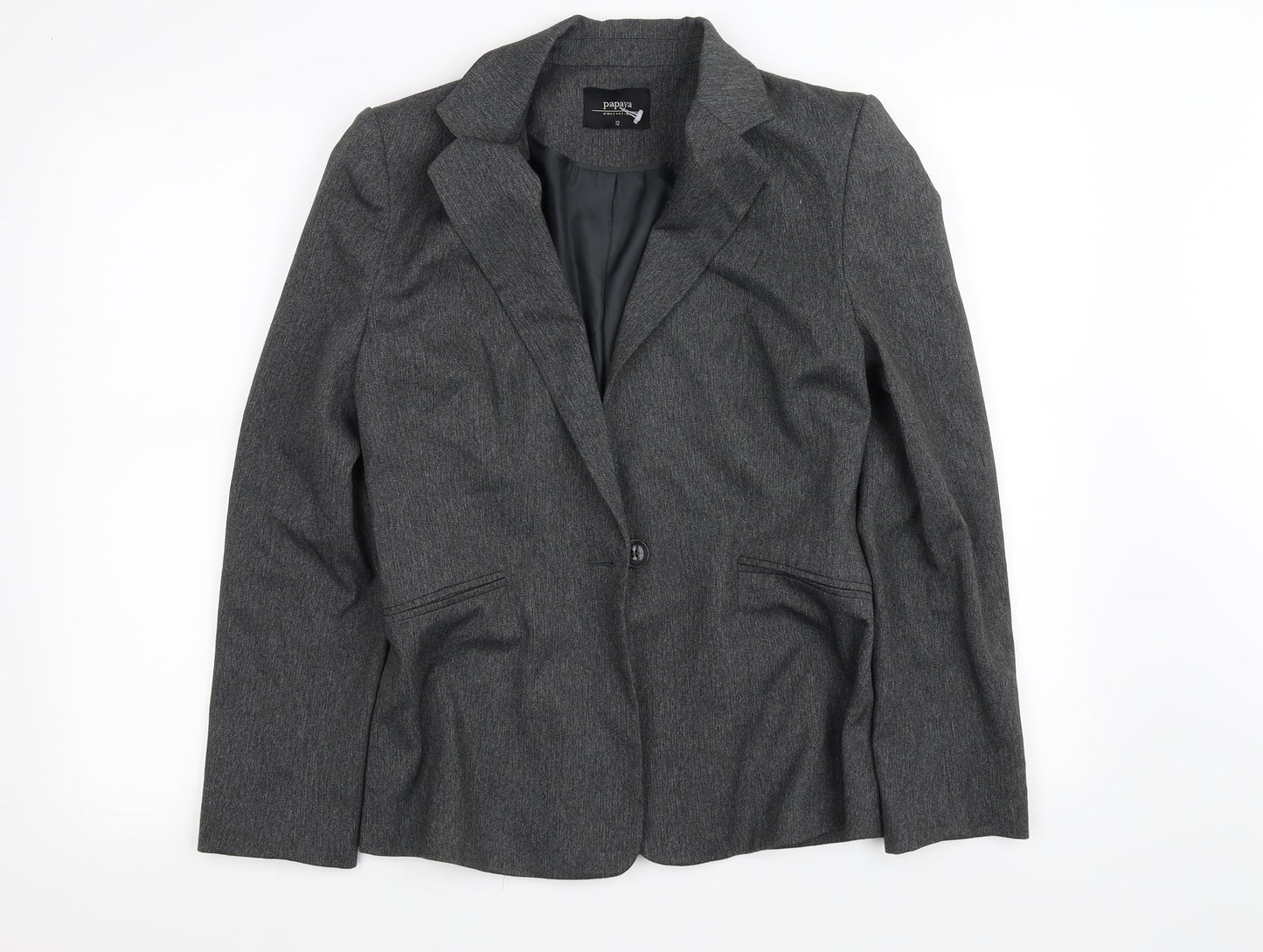 Womens UK Size 12 Papaya Grey Jacket