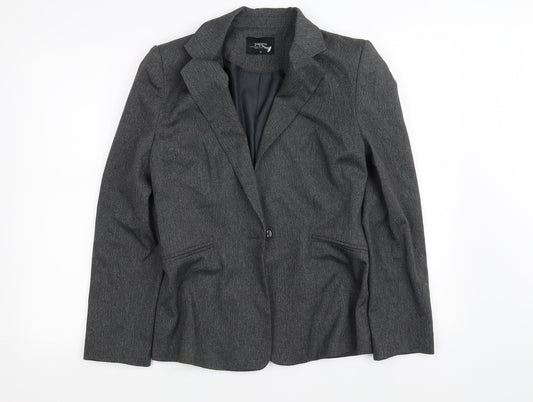 Papaya Womens Grey   Jacket Blazer Size 12