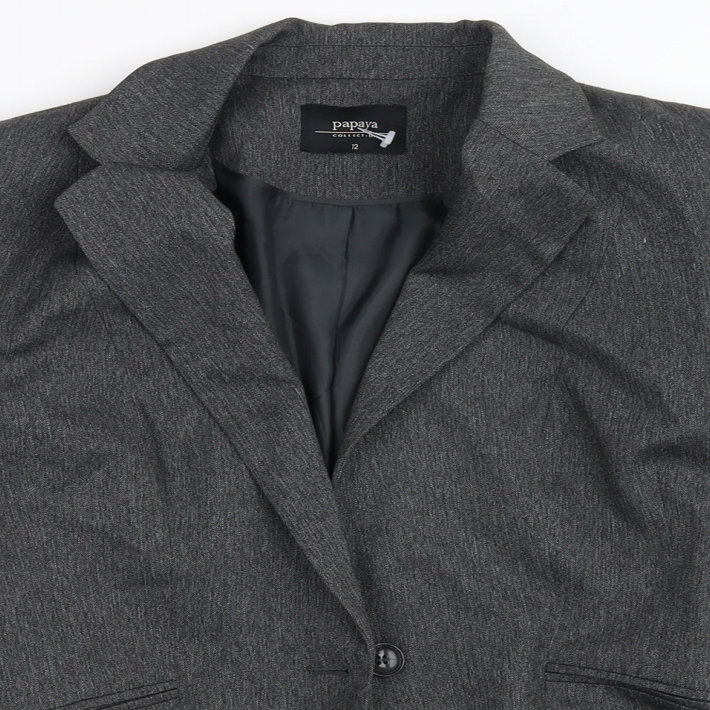 Womens UK Size 12 Papaya Grey Jacket