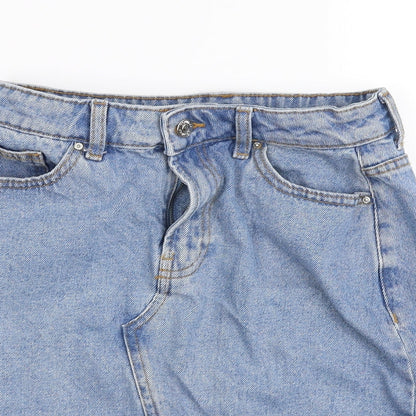 deniem co Womens Blue   Hot Pants Shorts Size 8