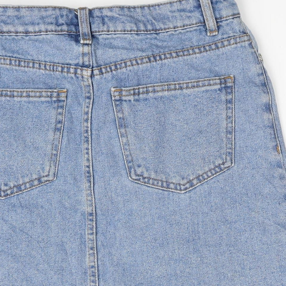 deniem co Womens Blue   Hot Pants Shorts Size 8