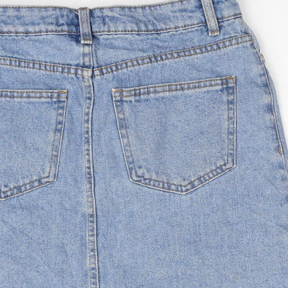 deniem co Womens Blue   Hot Pants Shorts Size 8