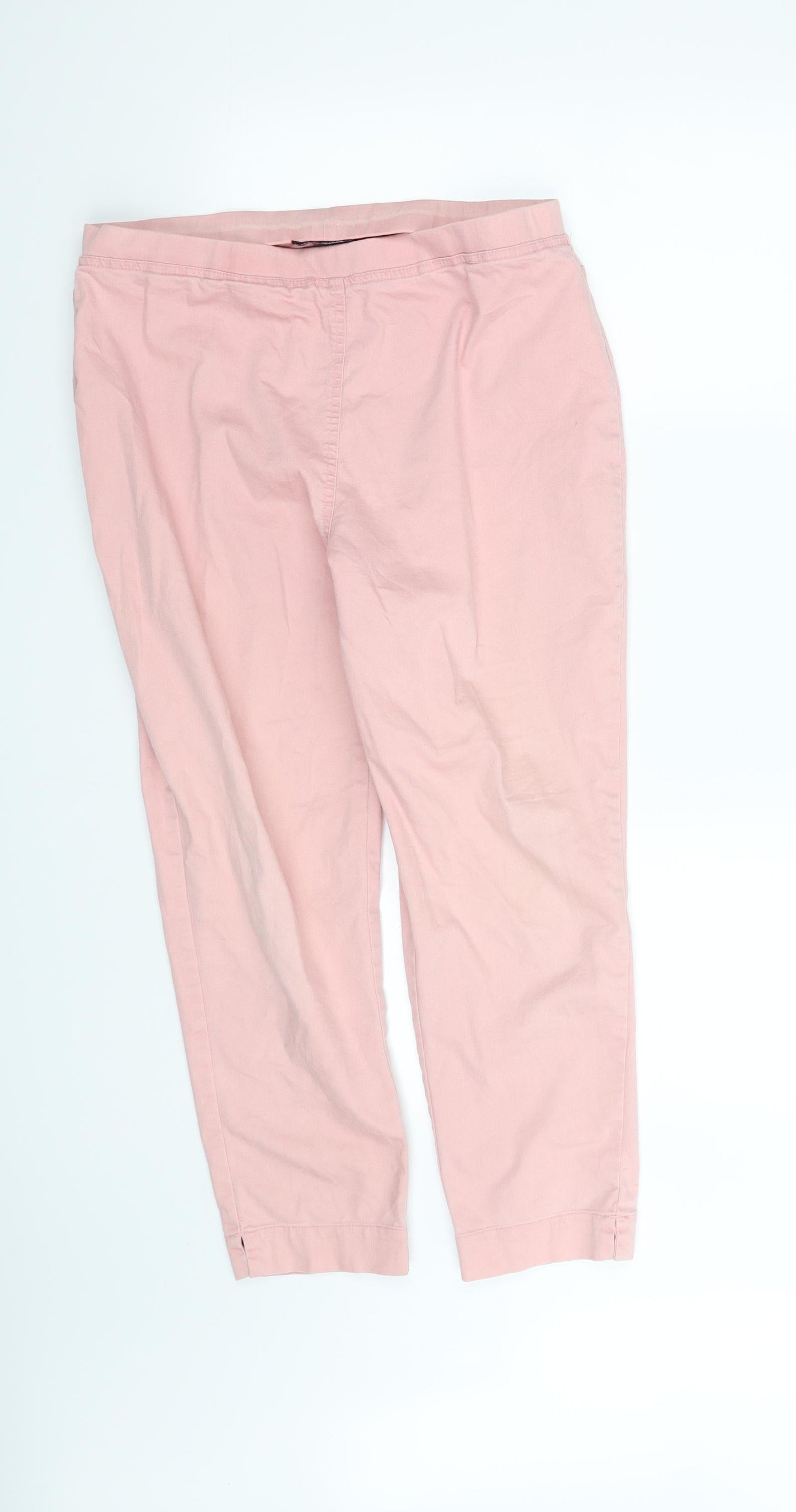 Viz A Viz Womens Pink   Skinny Jeans Size 12 L25 in