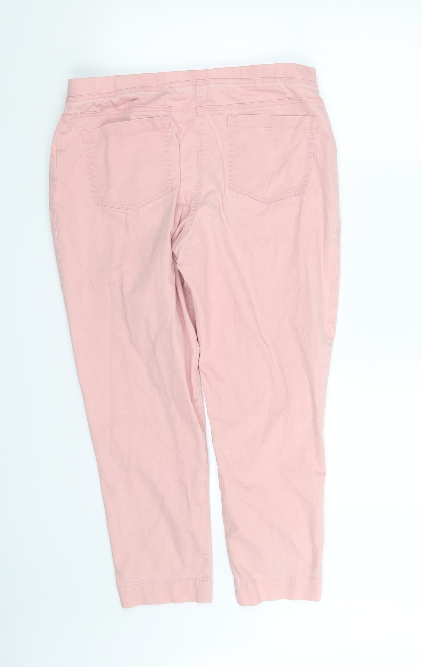 Viz A Viz Womens Pink   Skinny Jeans Size 12 L25 in