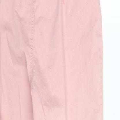 Viz A Viz Womens Pink   Skinny Jeans Size 12 L25 in