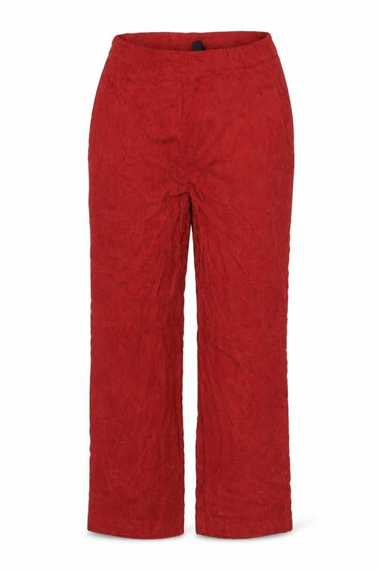 Womens UK Size S SheIn Regular Fit  Red Trousers