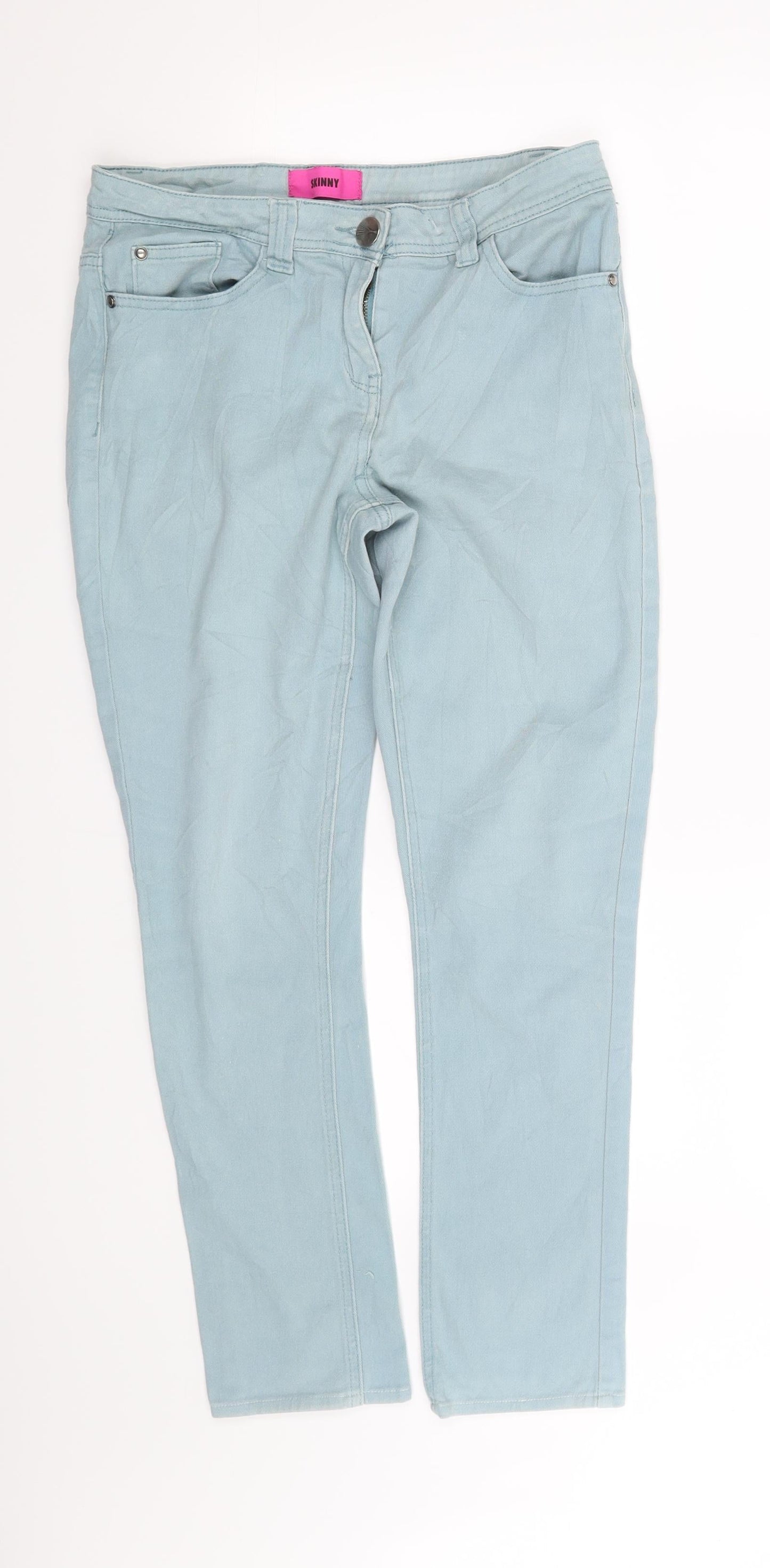 Womens UK Size 10 skinny Regular Fit Skinny Blue Jeans