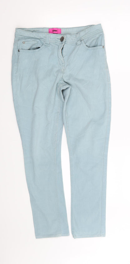 Womens UK Size 10 skinny Regular Fit Skinny Blue Jeans