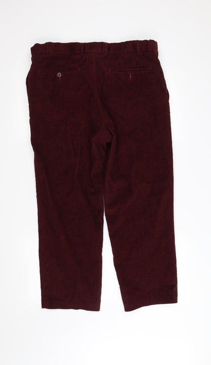 Womens UK Size 36 in pre worn Regular Fit  Red Trousers