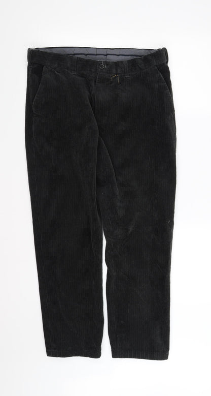 m&s Mens Black   Trousers  Size L L28 in