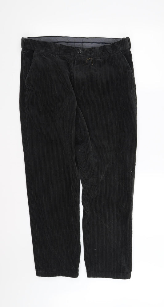 m&s Mens Black   Trousers  Size L L28 in