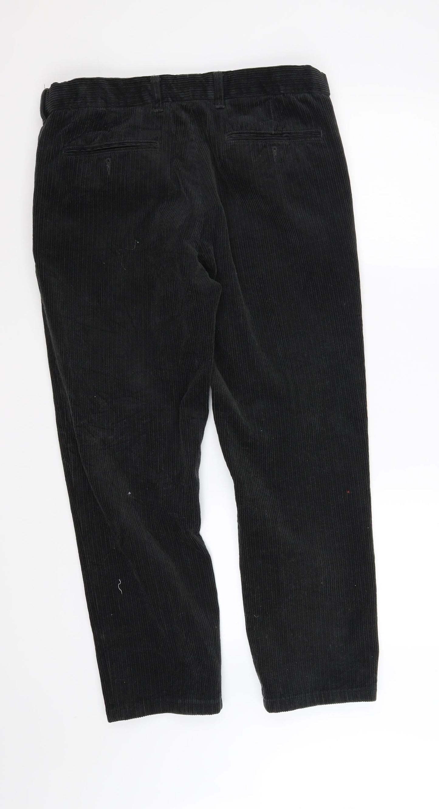 m&s Mens Black   Trousers  Size L L28 in