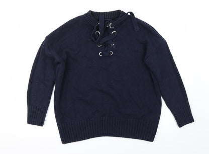 Papaya Womens Blue   Pullover Jumper Size L