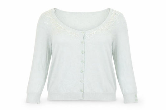 Preworn Womens Green   Cardigan Jumper Size 12