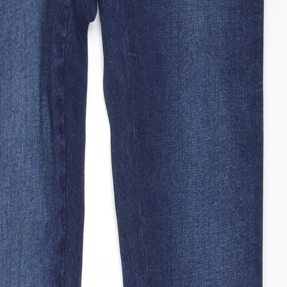Womens UK Size 24 in Preworn Regular Fit Skinny Blue Jeans