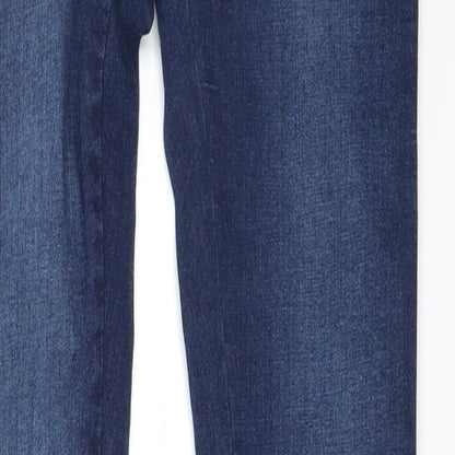Womens UK Size 24 in Preworn Regular Fit Skinny Blue Jeans