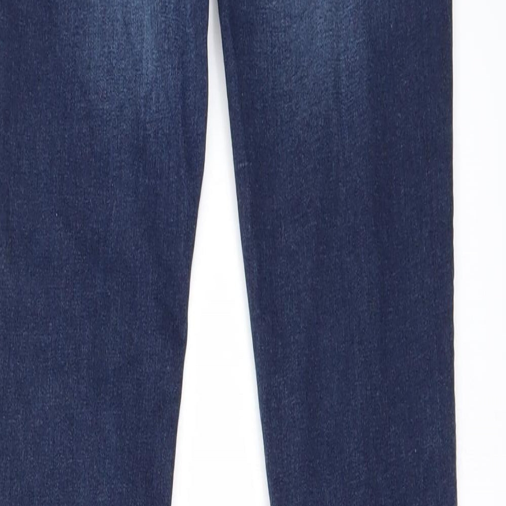 Womens UK Size 24 in Preworn Regular Fit Skinny Blue Jeans