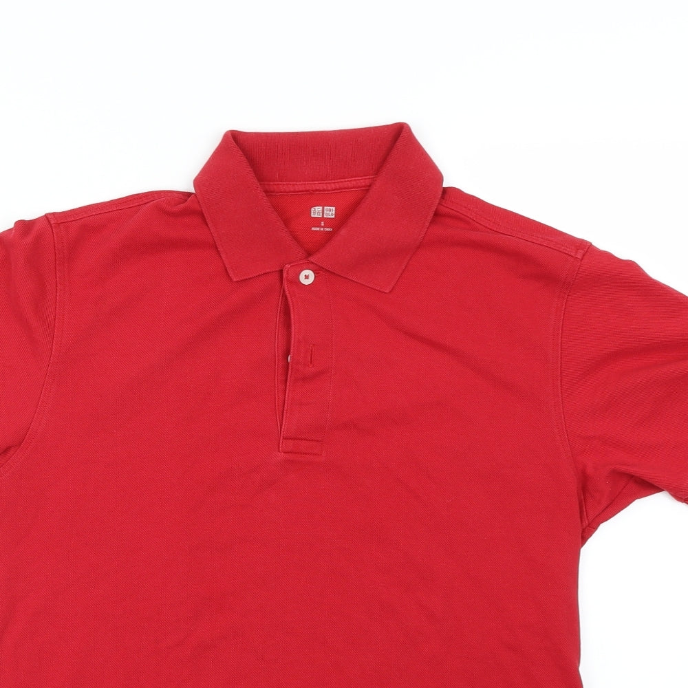 Preworn Mens Red    Polo Size S