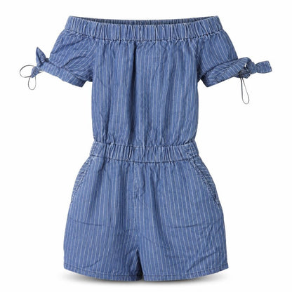 Womens UK Size 4 Zara One-Piece Blue Jumpsuit