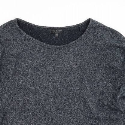 Topshop Womens Grey   Pullover Jumper Size 8