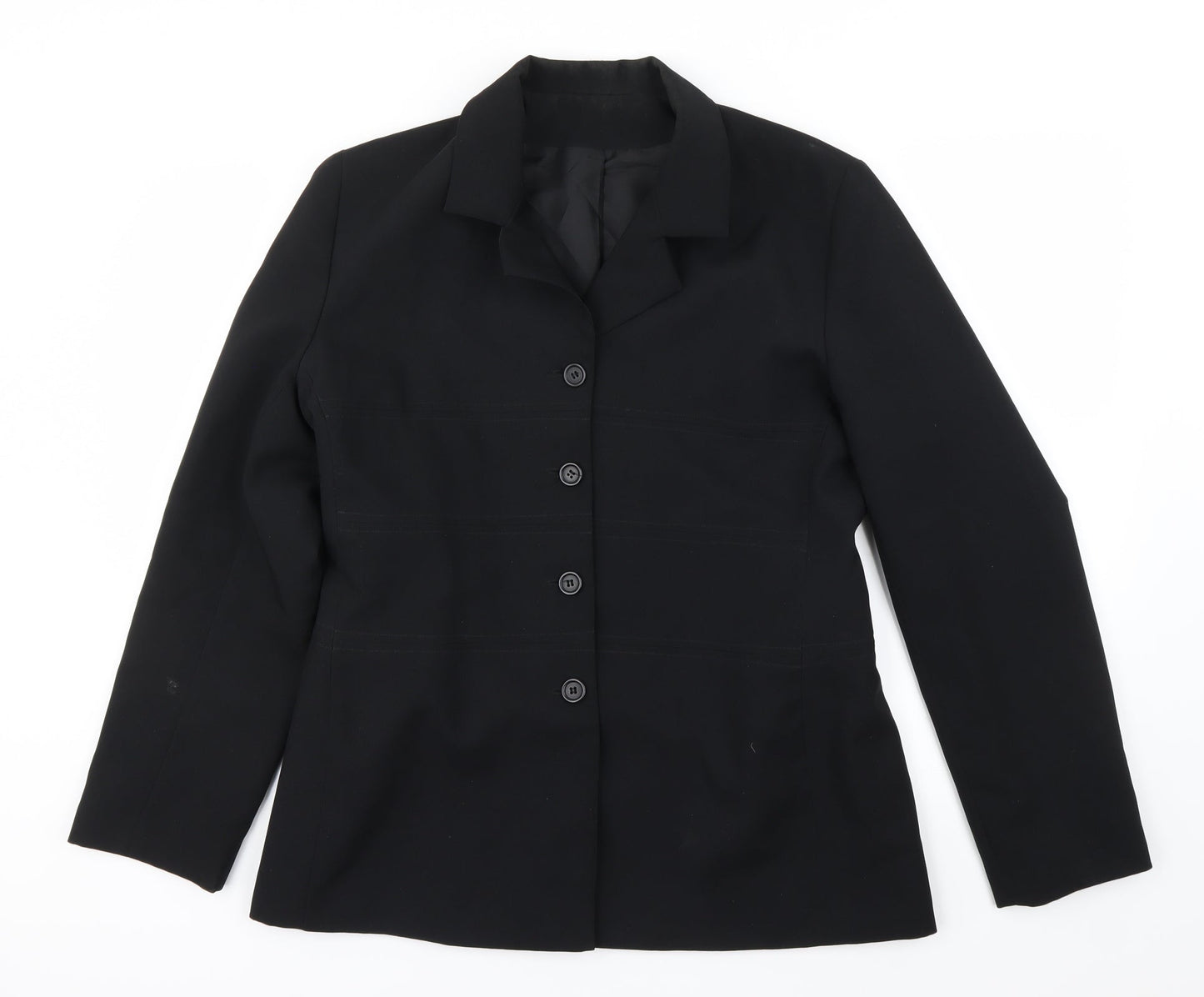 New Look Womens Black   Jacket Blazer Size 16