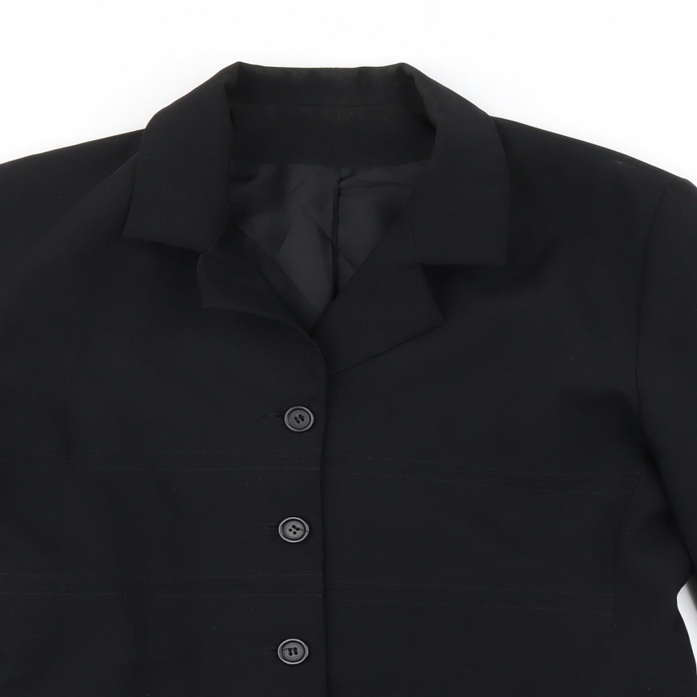 New Look Womens Black   Jacket Blazer Size 16