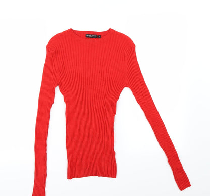Brave Soul Womens Red    Jumper Size 16