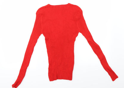 Brave Soul Womens Red    Jumper Size 16