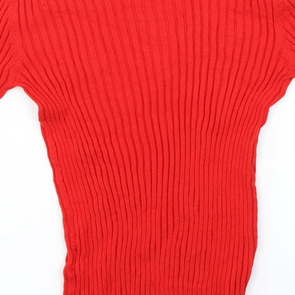 Brave Soul Womens Red    Jumper Size 16