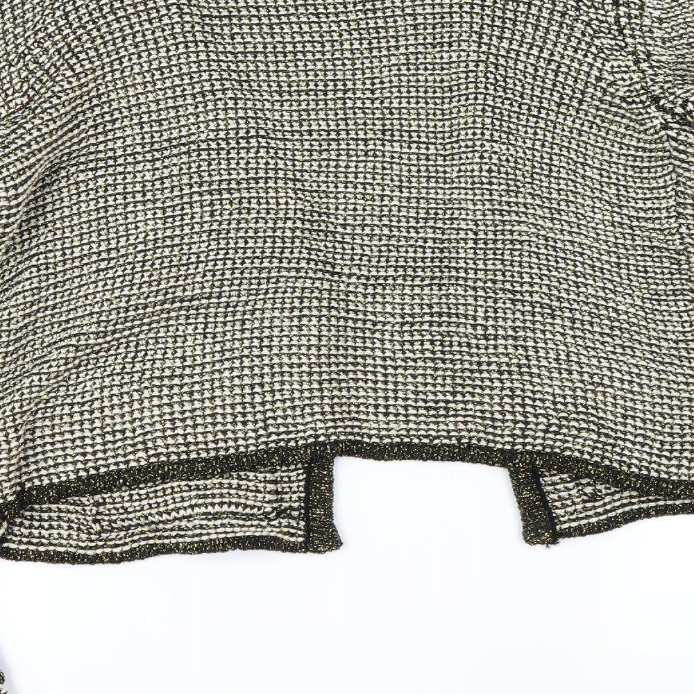 Miss Selfridge Womens Yellow   Cardigan Jumper Size 14