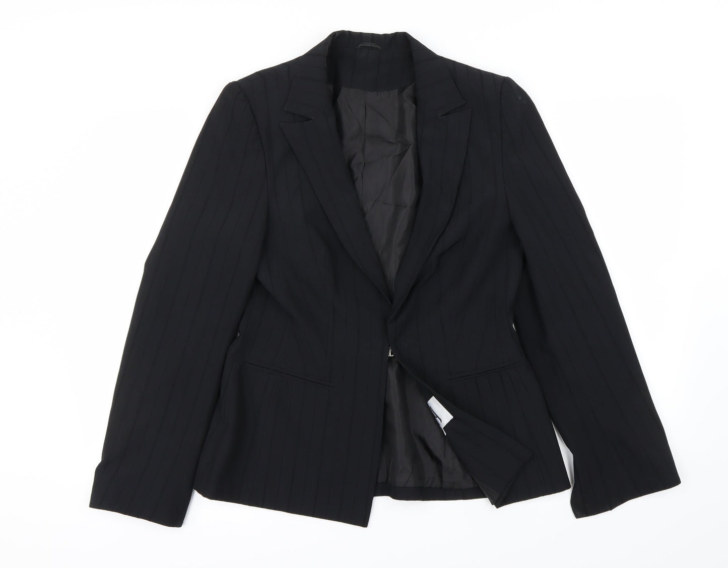 Womens UK Size 12 BAY Regular Black Blazer