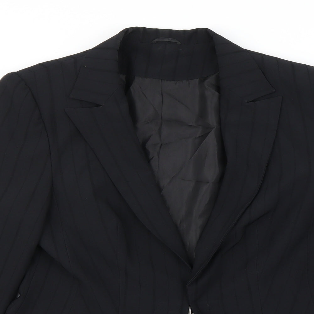 Womens UK Size 12 BAY Regular Black Blazer