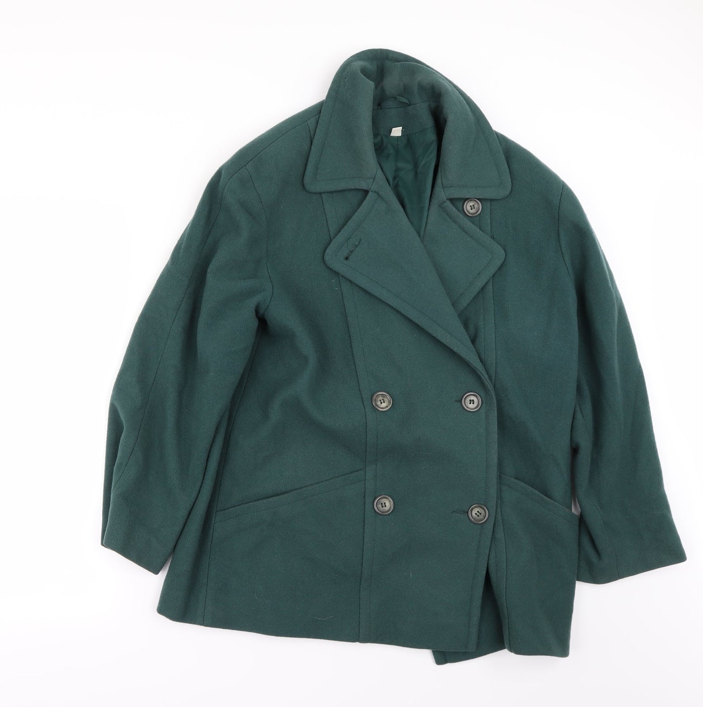 Preworn Womens Green   Jacket Coat Size 14