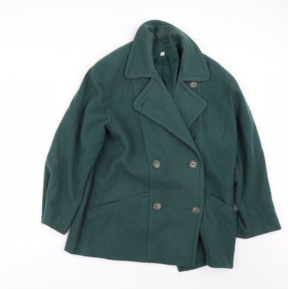 Preworn Womens Green   Jacket Coat Size 14