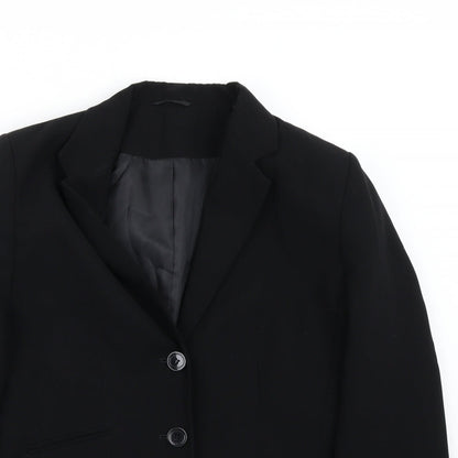 Preworn Womens Black   Jacket Blazer Size 12