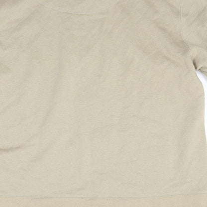 Bonmarché Womens Beige Floral Pullover Sweatshirt Size M