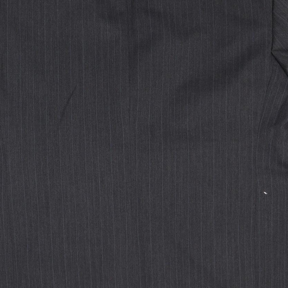 Armando Mens Grey Striped  Jacket Blazer Size 42