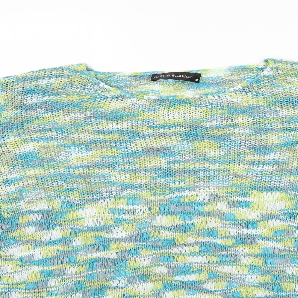 Just Elegance Womens Multicoloured   Pullover Jumper Size M