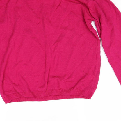 wem Womens Red   Pullover Jumper Size M